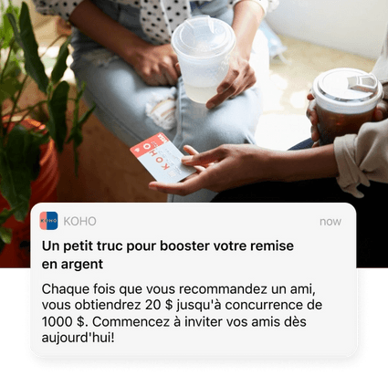 20 $ pour moi, 20 $ pour toi