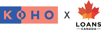 Logo KOHO x LoansCanada