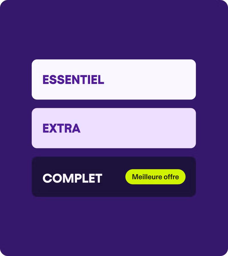 Choisissez votre plan KOHO
