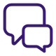 Speech bubble icon