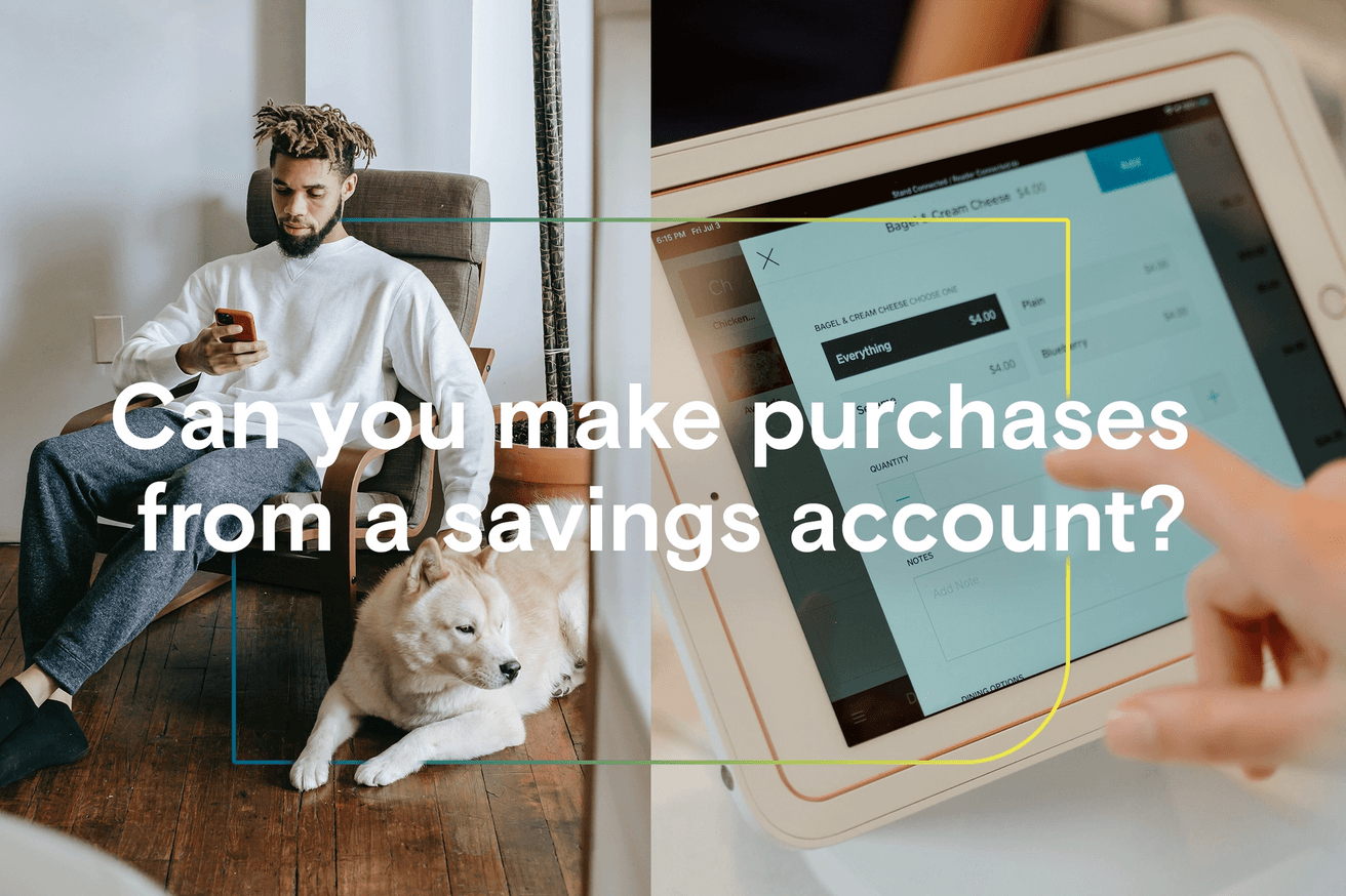 Can you make purchases with a savings account?