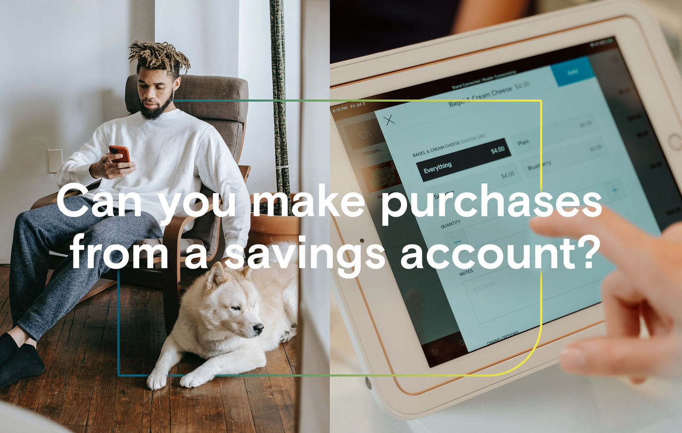 Can you make purchases with a savings account?