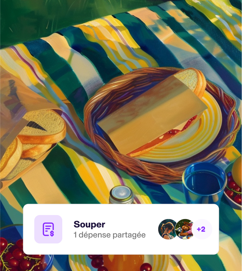 Partagez les frais du dîner