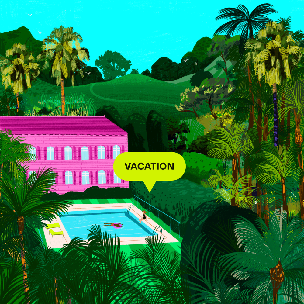 Vacation illustration