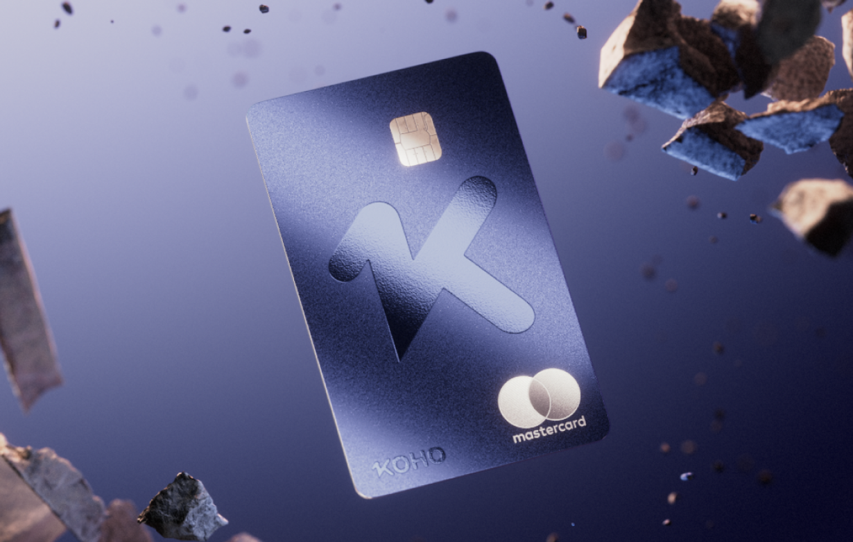KOHO indigo Metal Card.