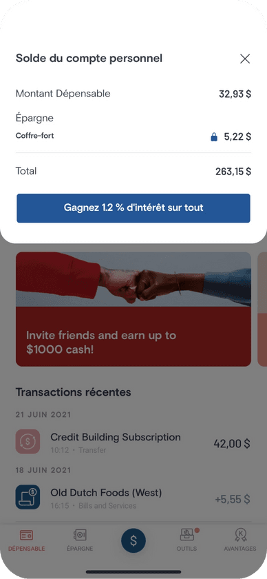 Commencez à gagner 1,2% d'intérêt