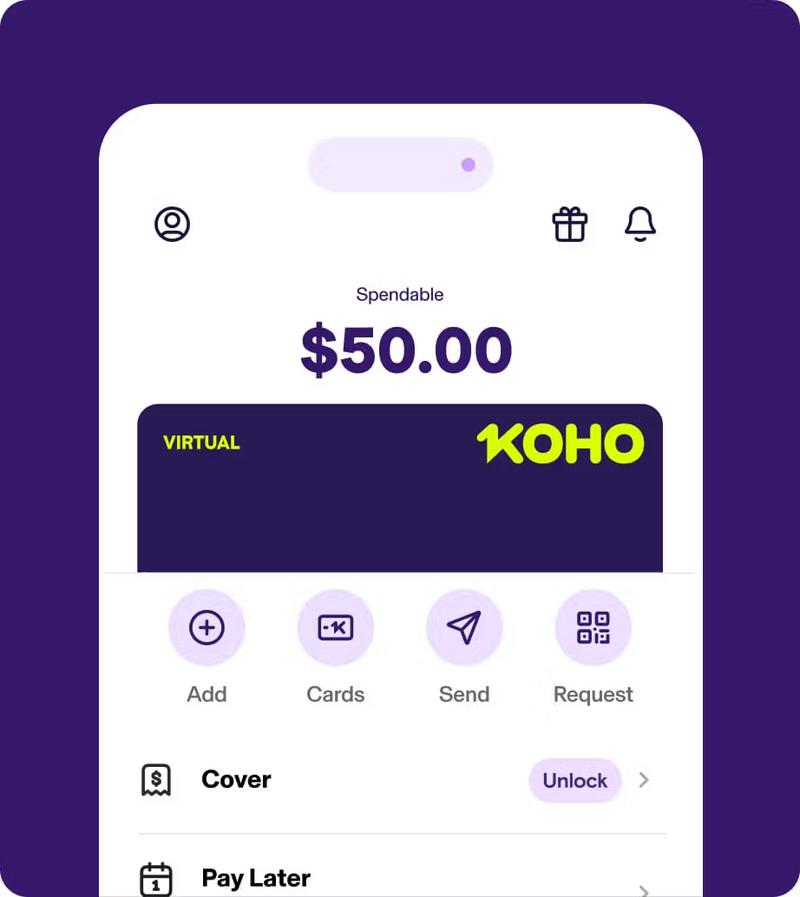 Activate Cover in the app