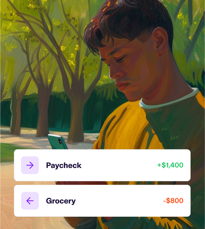 Track your money moving in and out of your account