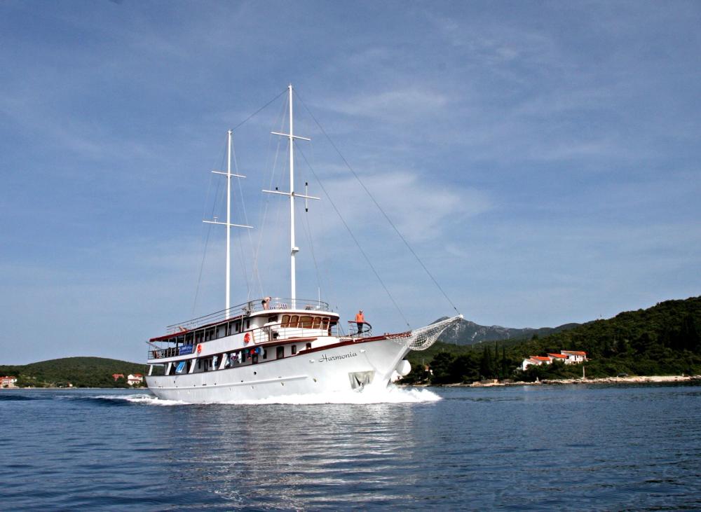 Ship Harmonia on our Croatia Bike Tour