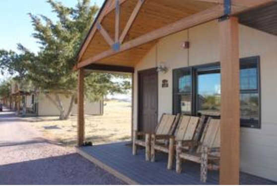 Cedar Pass Lodge on our Mickelson Trail bike tour