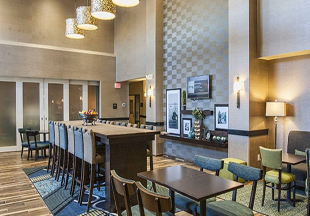 Hampton Inn Hibbing on our Minnesota Trails bike tour