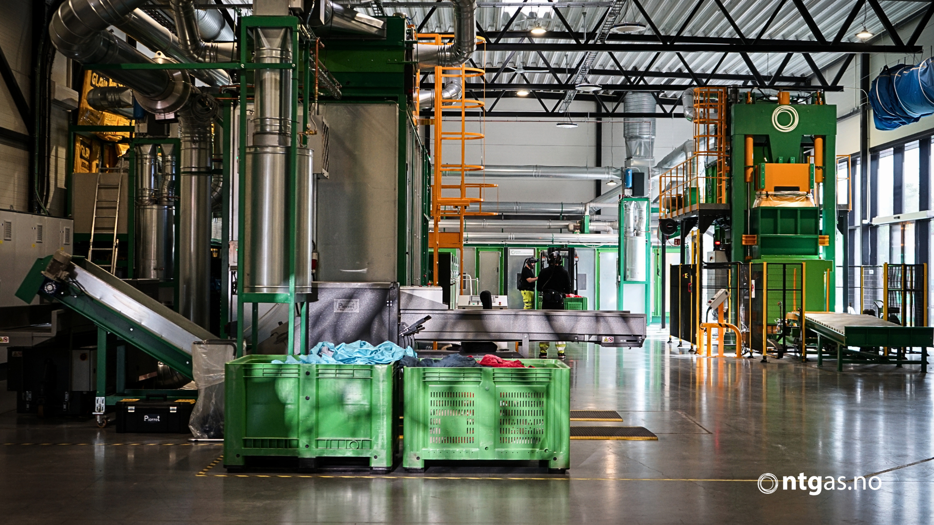 A picture of a textile recycling fabric.