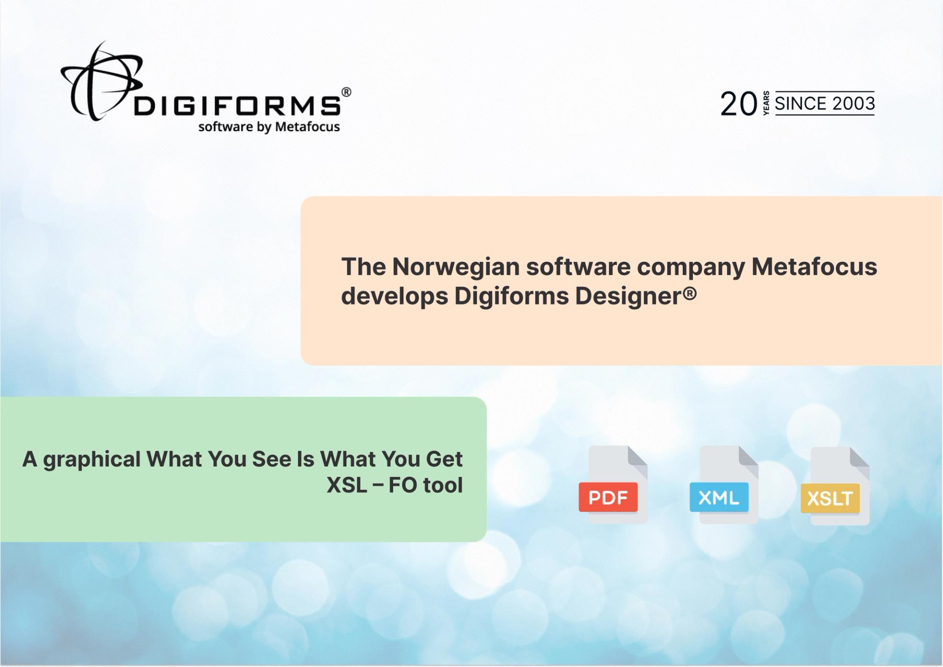 Digitforms overview