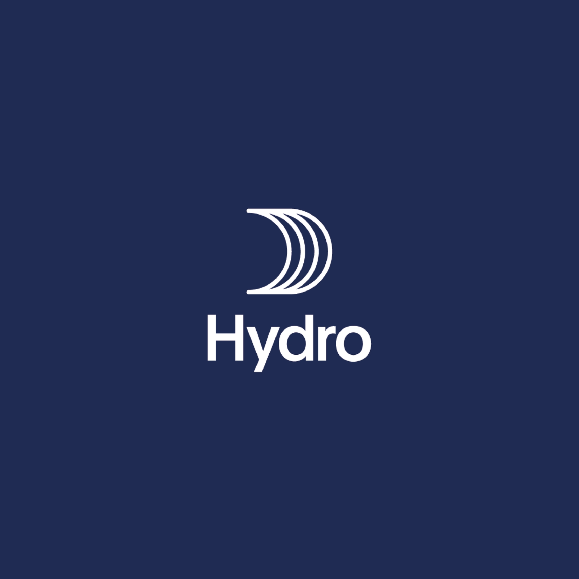 Hydro white logo