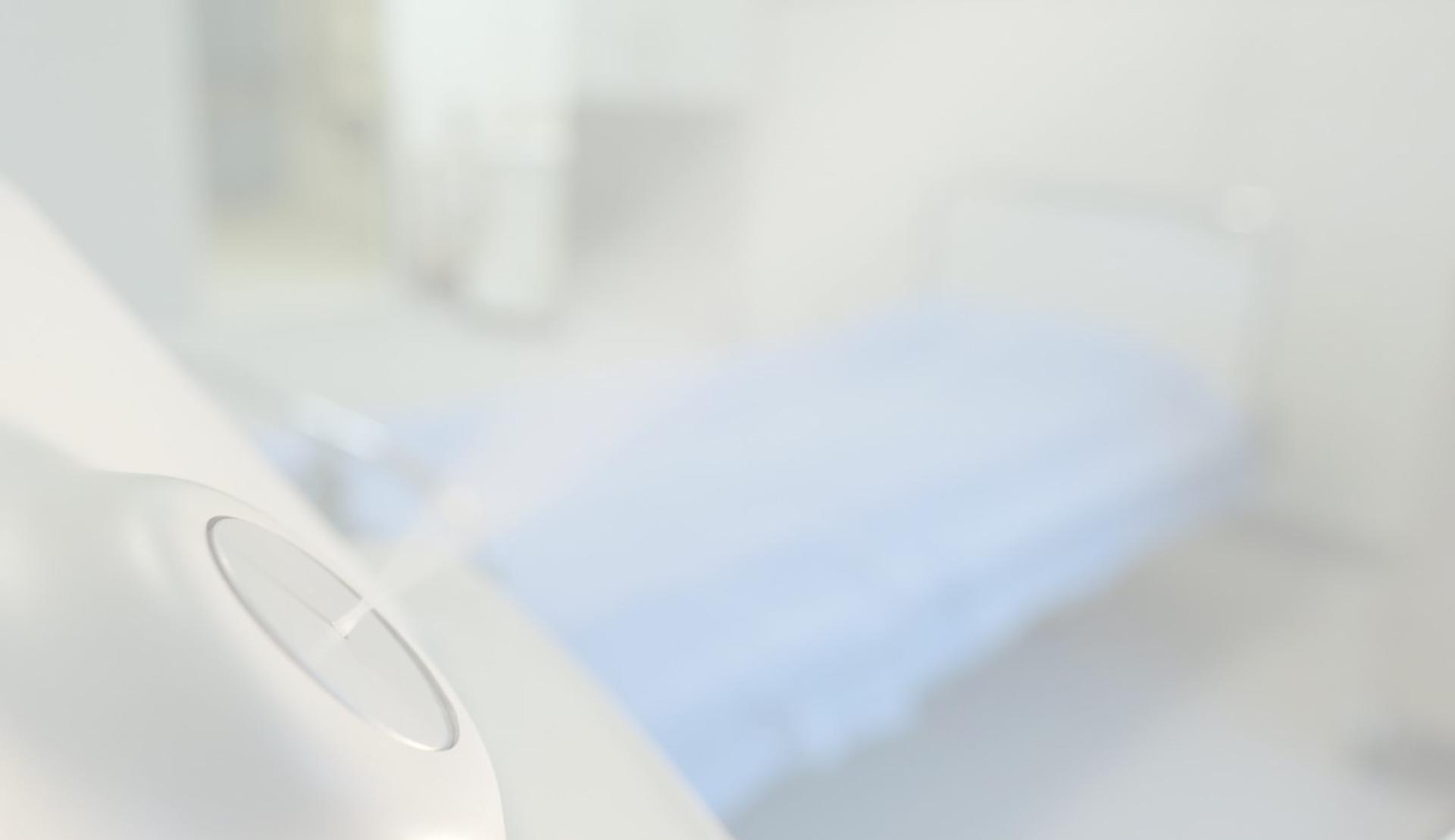 Machine blowing mist into a hospital room