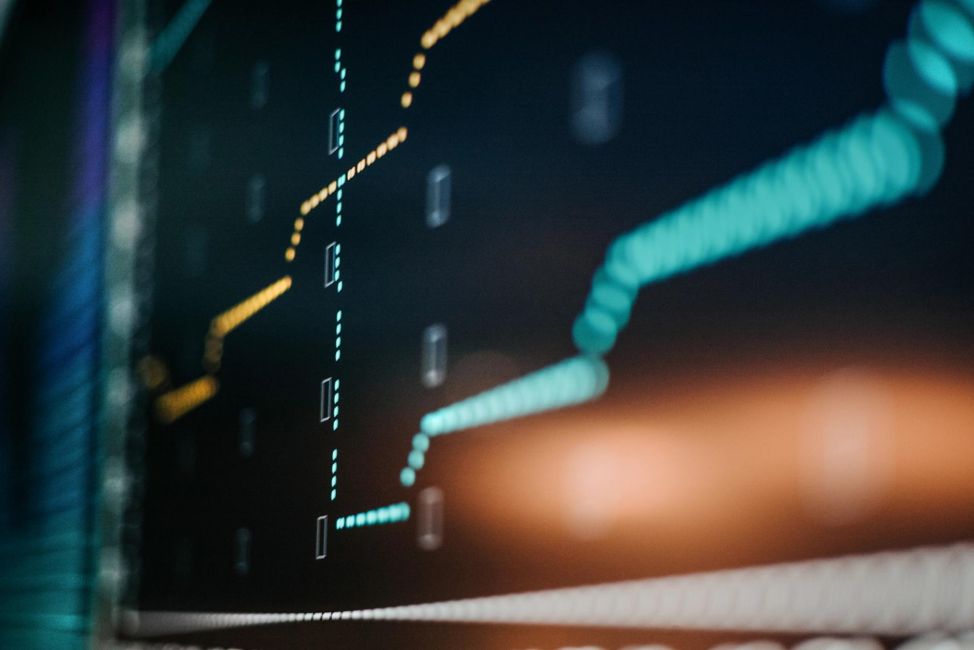 picture of a graph on a computer screen