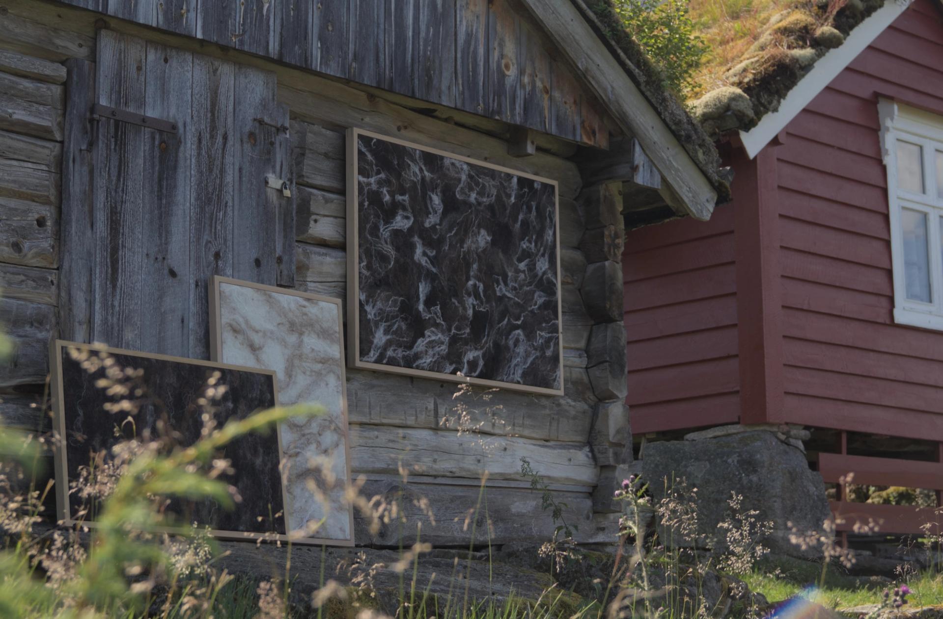 The panels on Norwegian cabins.