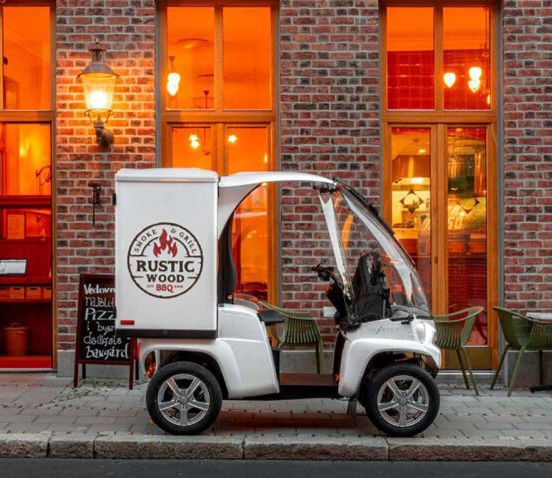 Paxster electric vehicle for urban food delivery