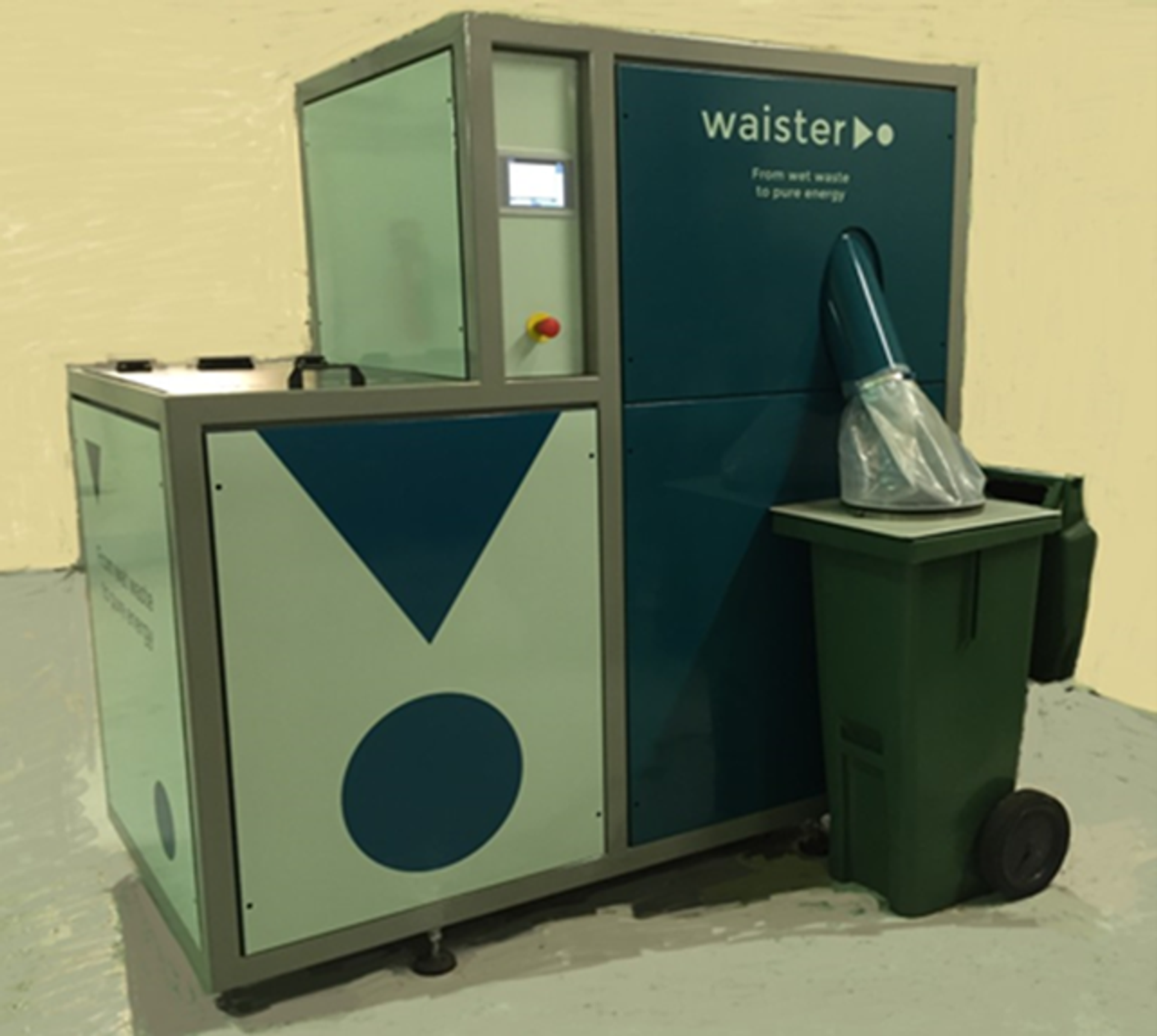 Waister dryer for wet food waste