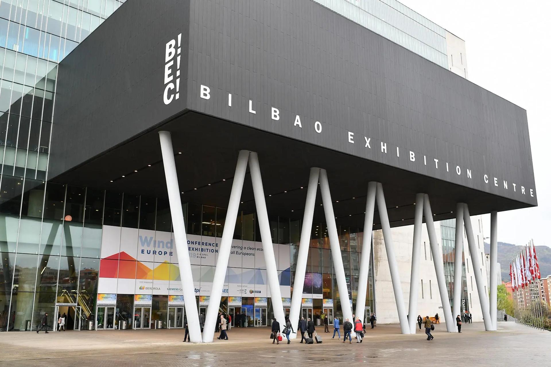 Entrence of Bilbao Exhibition Centre