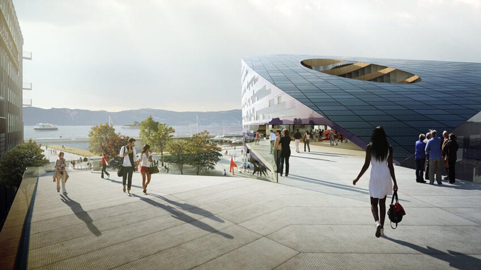 View of Norway is pioneering energy-positive buildings | Business Norway