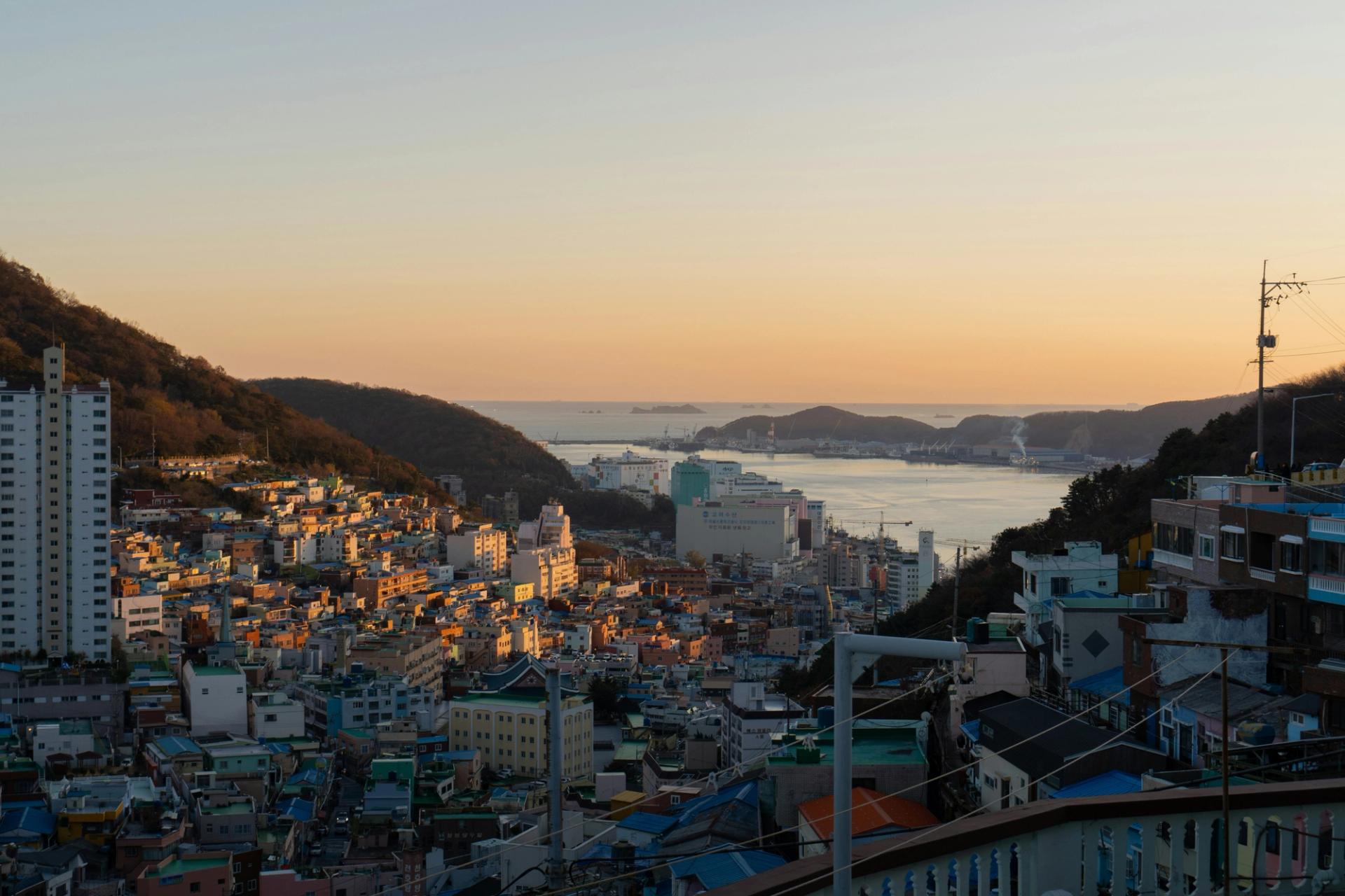 South Korea - Photo over looking Gamcheon Culture Village