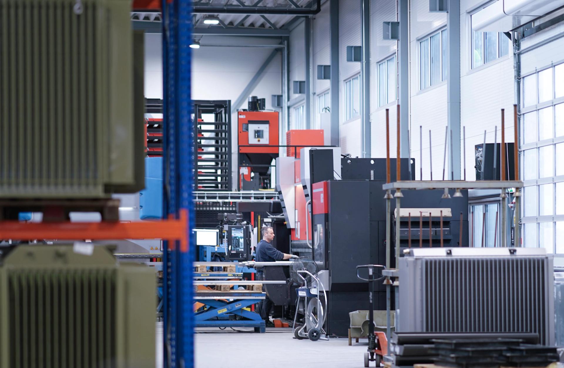 advanced factory for manufacturing transformers and substations