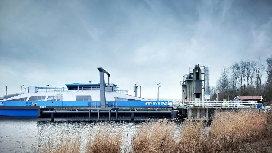 Zinus autonomous charging system for electric and hybrid ferries