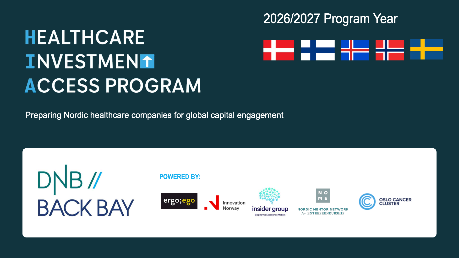 Healthcare Investment Access Programme