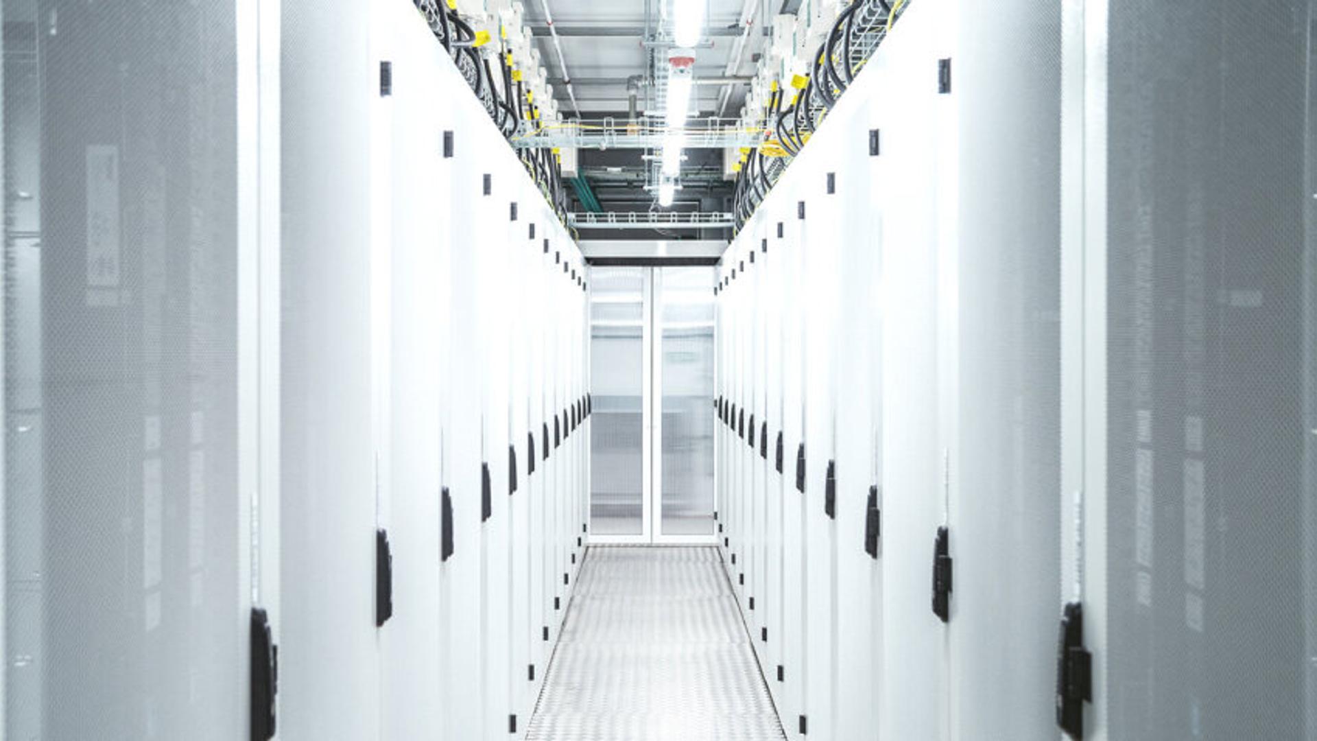 Inside a data centre