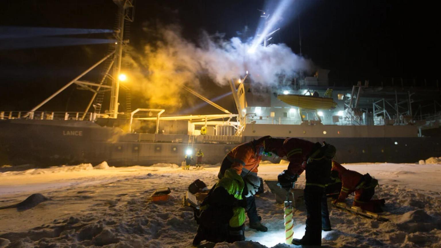 FF Kronprins Haakon ice-class research vessel.