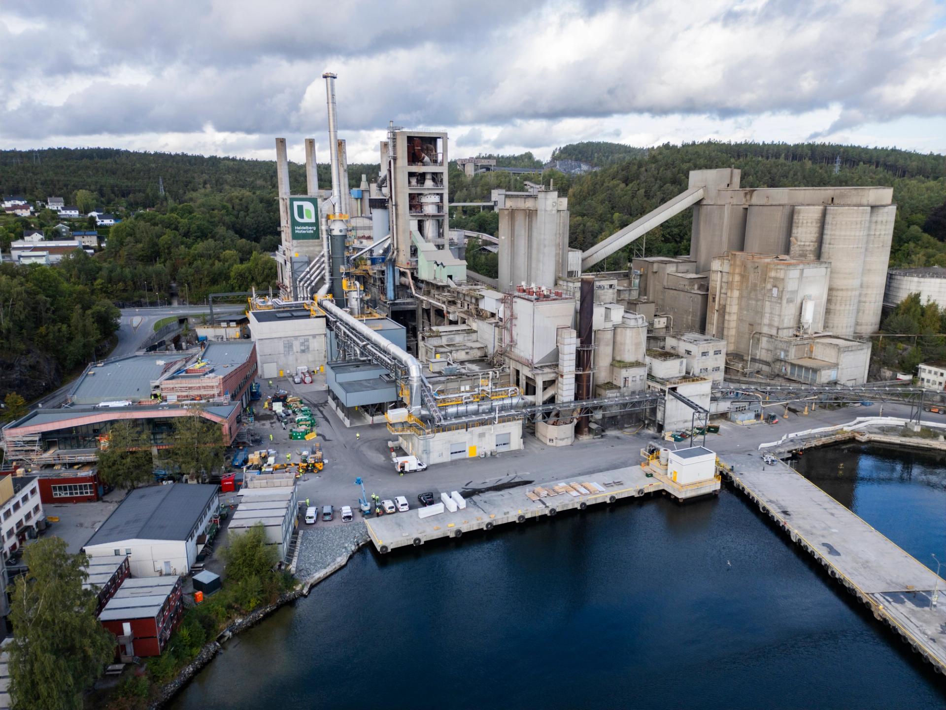 Heidelberg Brevik CCS capture facility in Norway