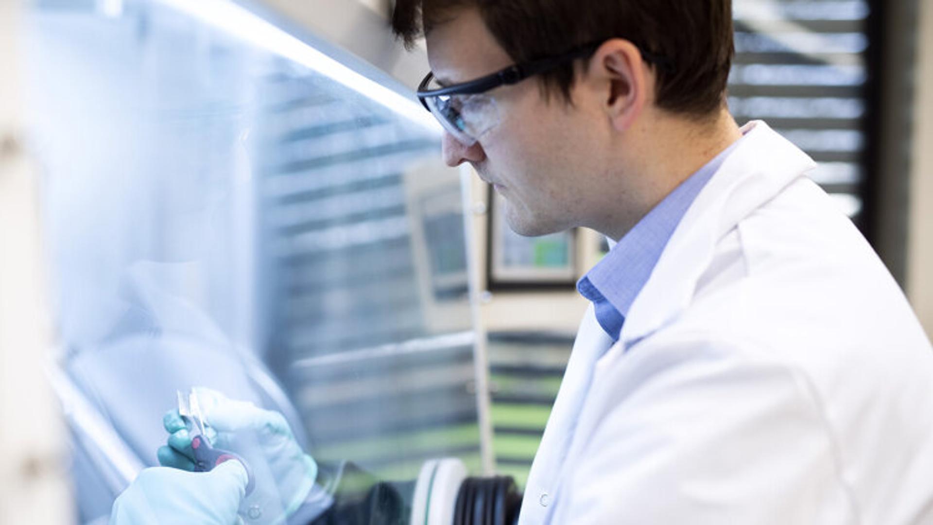 Man working in lab