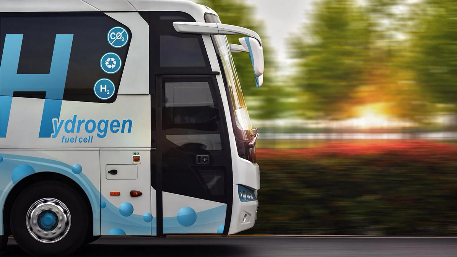 Hydrogen powered bus