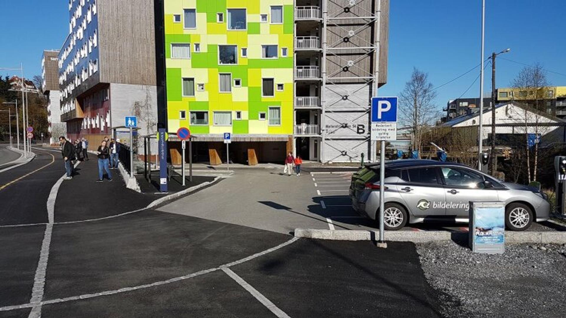 Mobility hubs in Bergen.