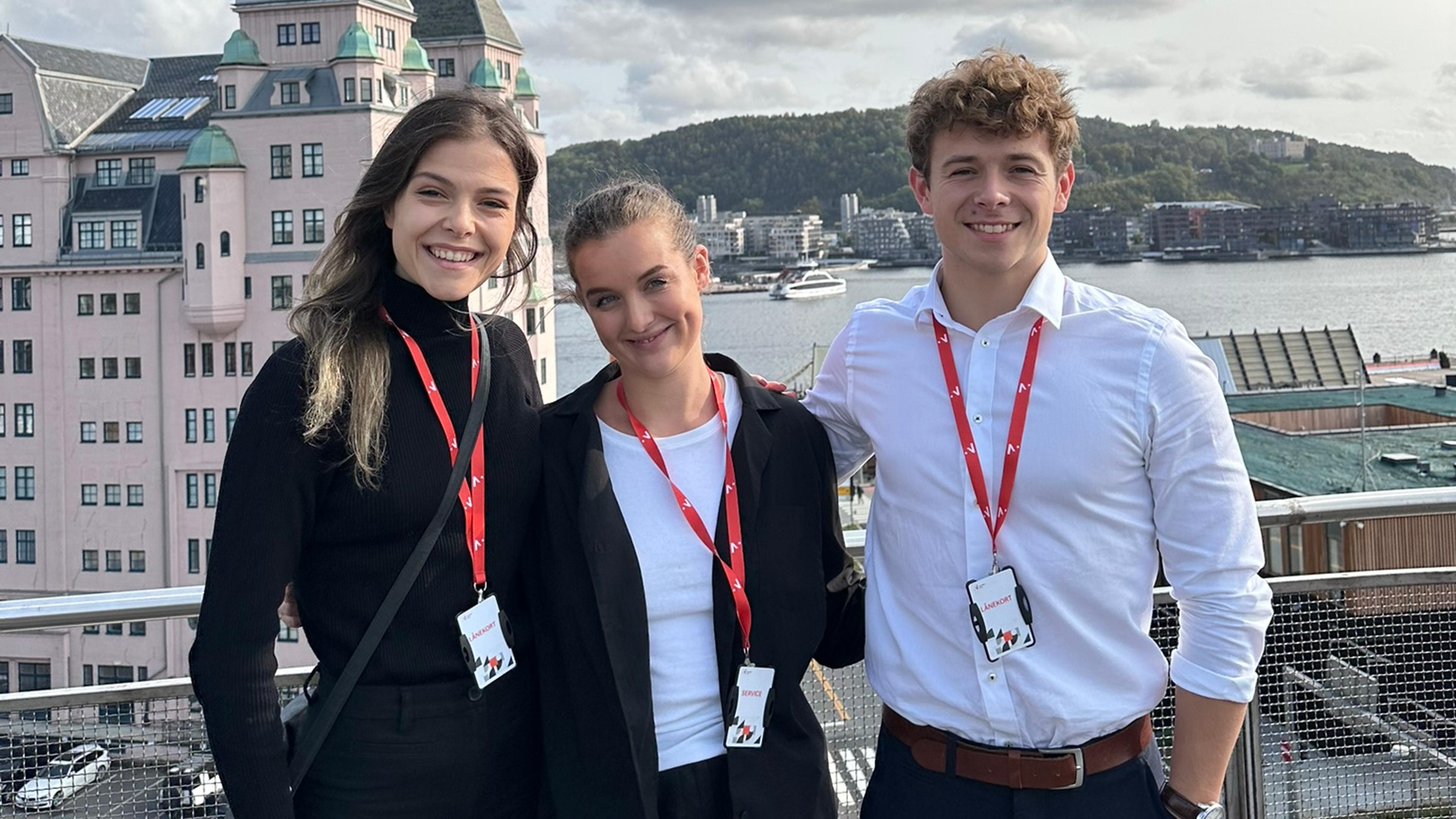 Our three trainees at our offices abroad