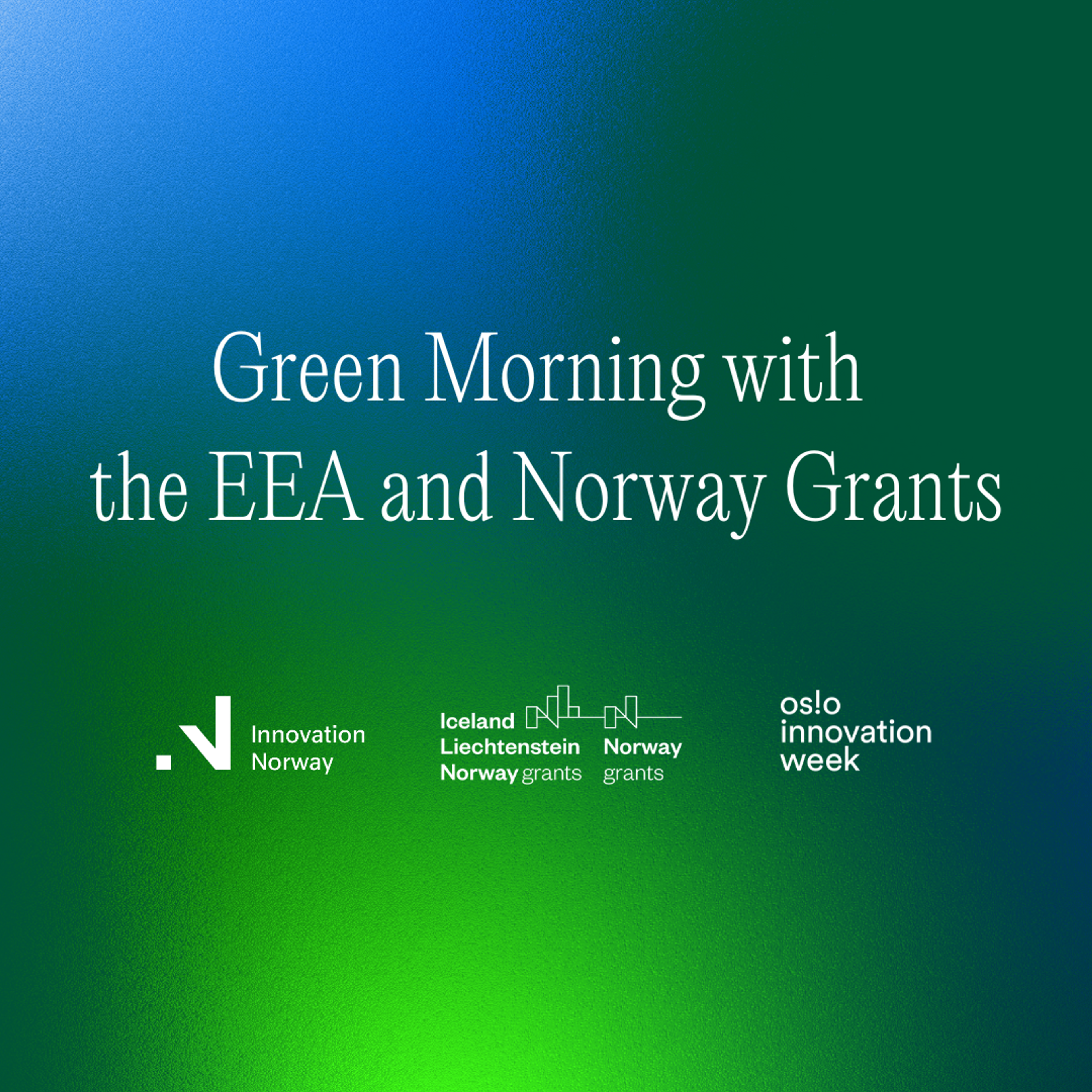 Event picture Green Morning with the EEA and Norway Grants