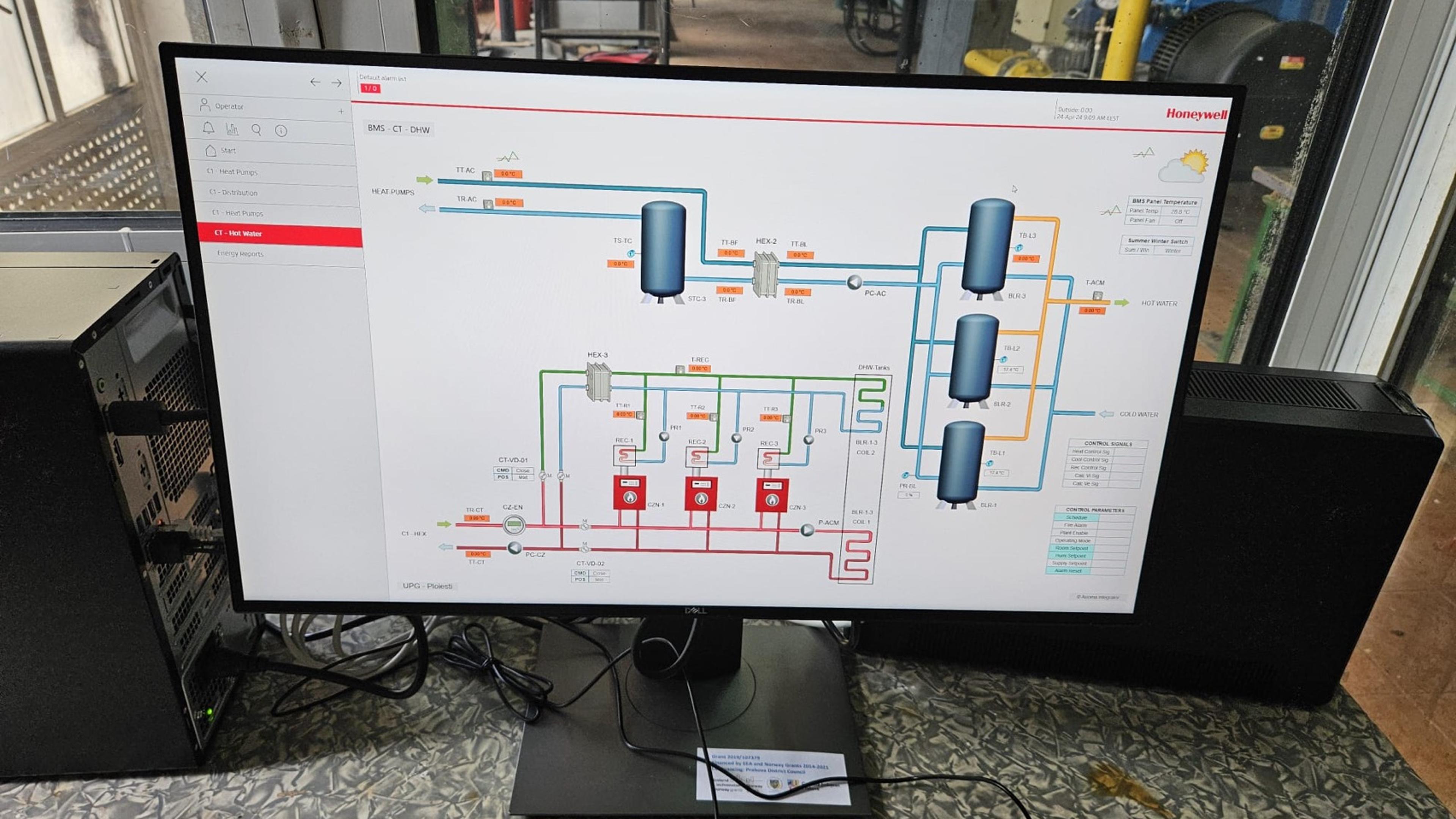 University UPG Piolesti campus: Monitoring, command and control of the hybrid system