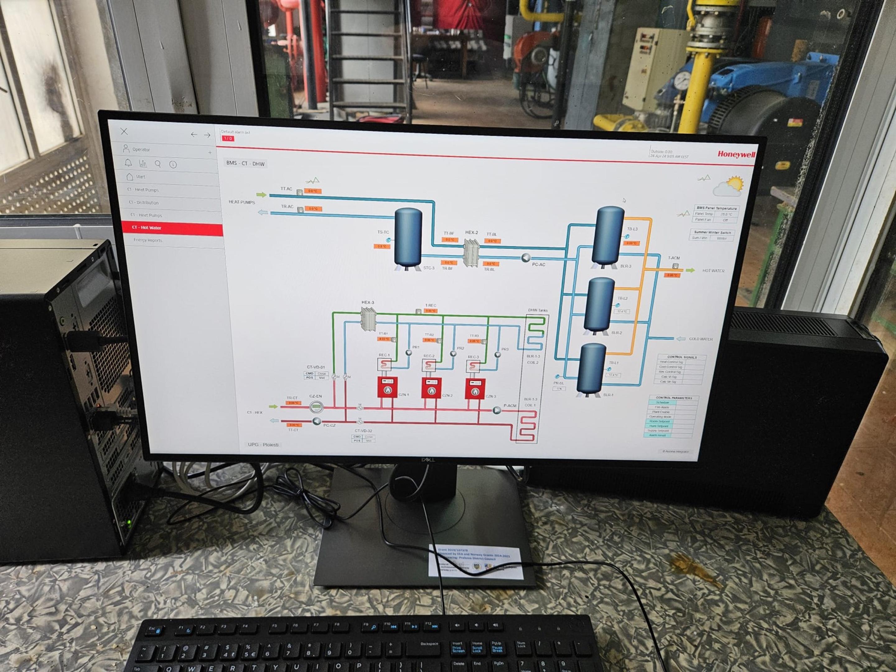 University UPG Piolesti campus: Monitoring, command and control of the hybrid system