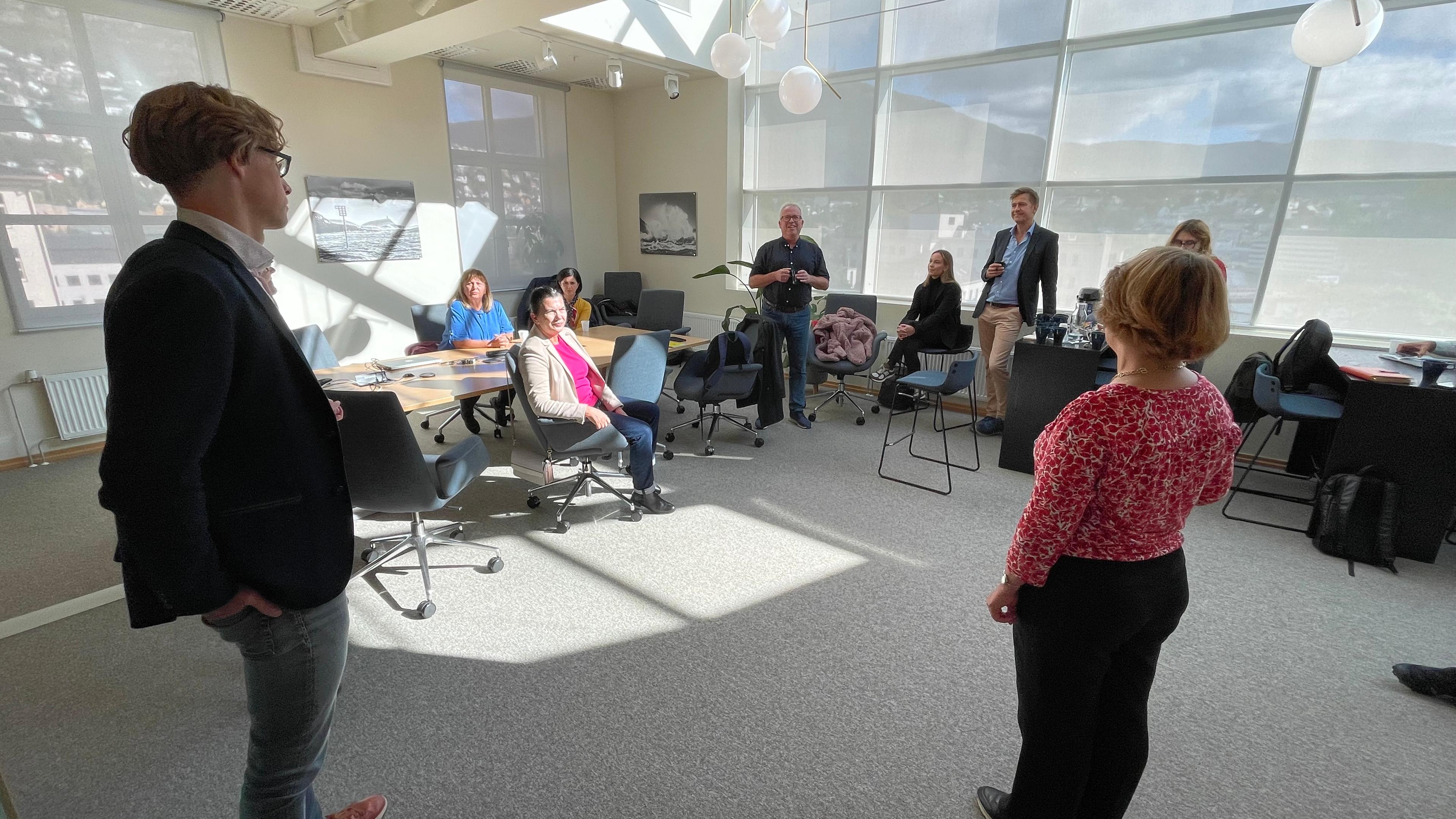 The Study group visiting the Climate research centre Bjerknes