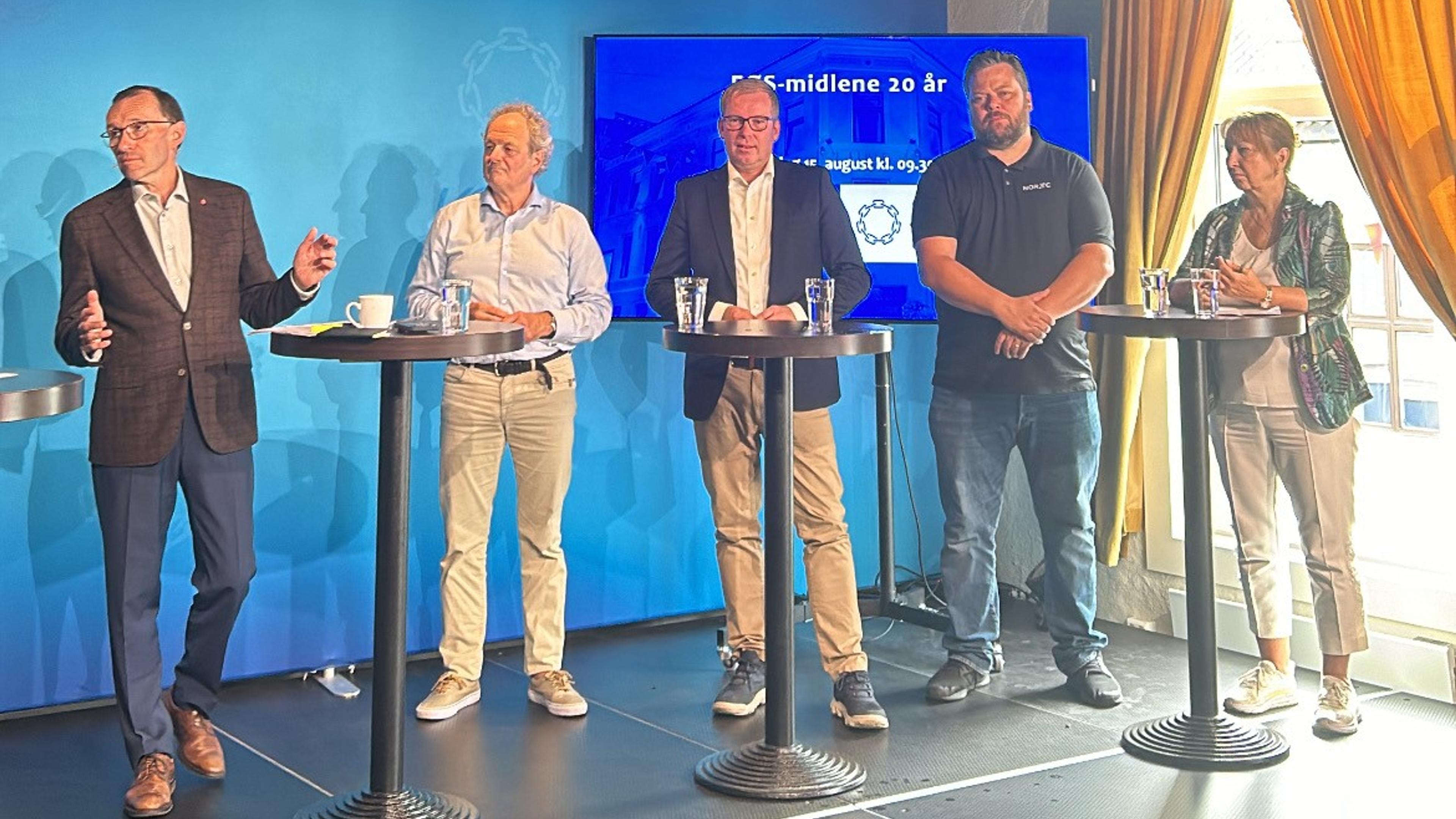 A picture of the panellists during the event at Arendalsuka