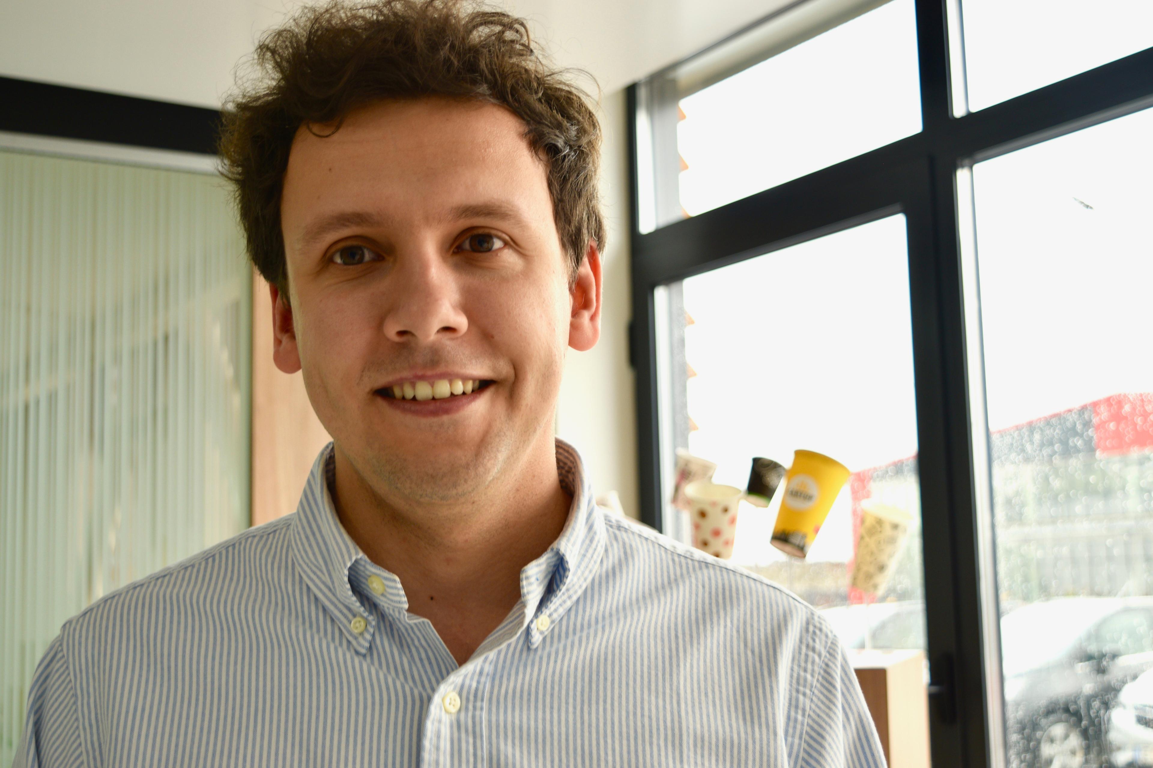A picture of the smiling sales manager of Screen-O, Andrei Grigore.