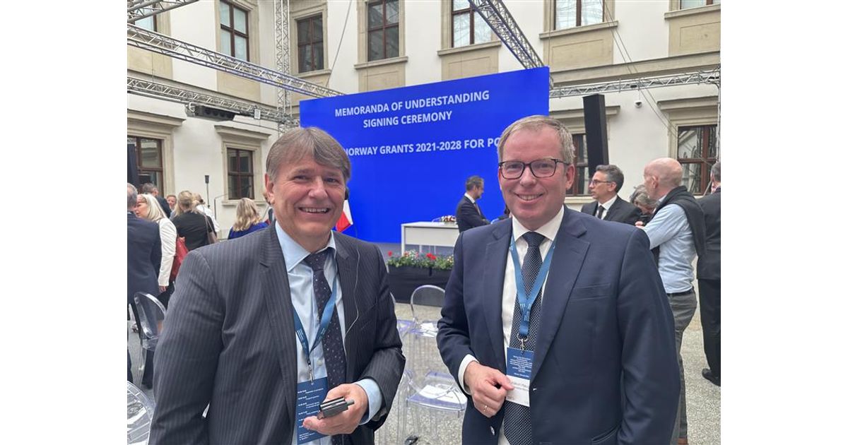 Visit to Poland: Signing ceremony of the EEA and Norway Grants 2021-2028