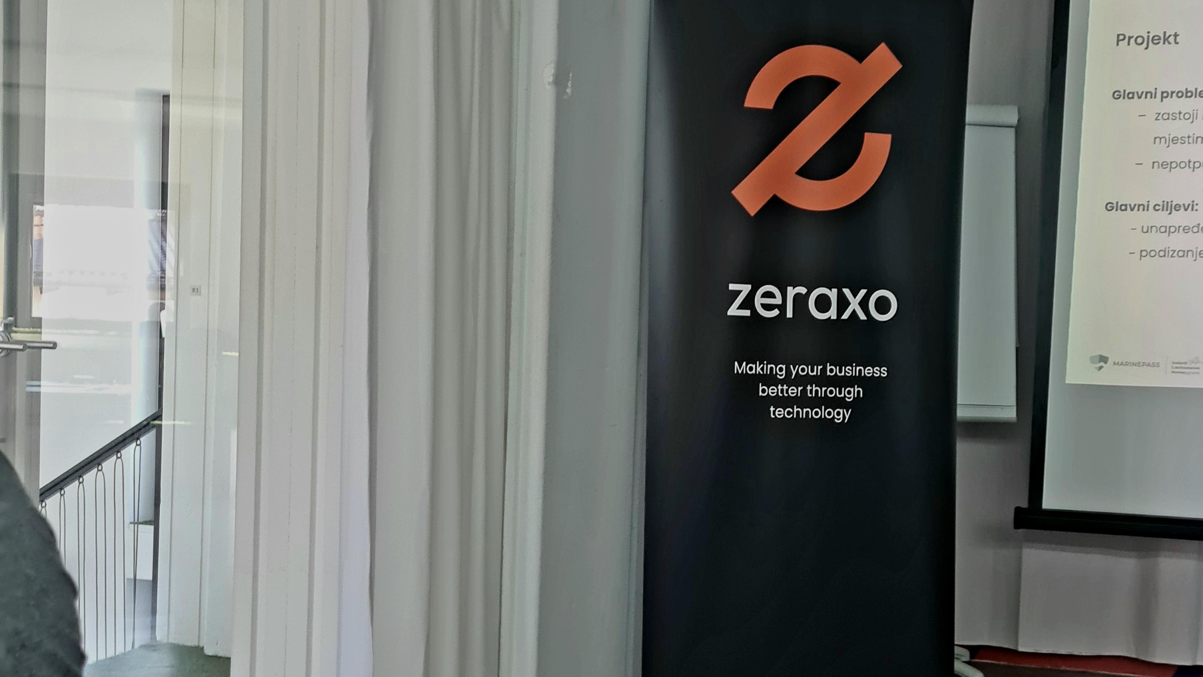Zeraxo stand on the maritime hub