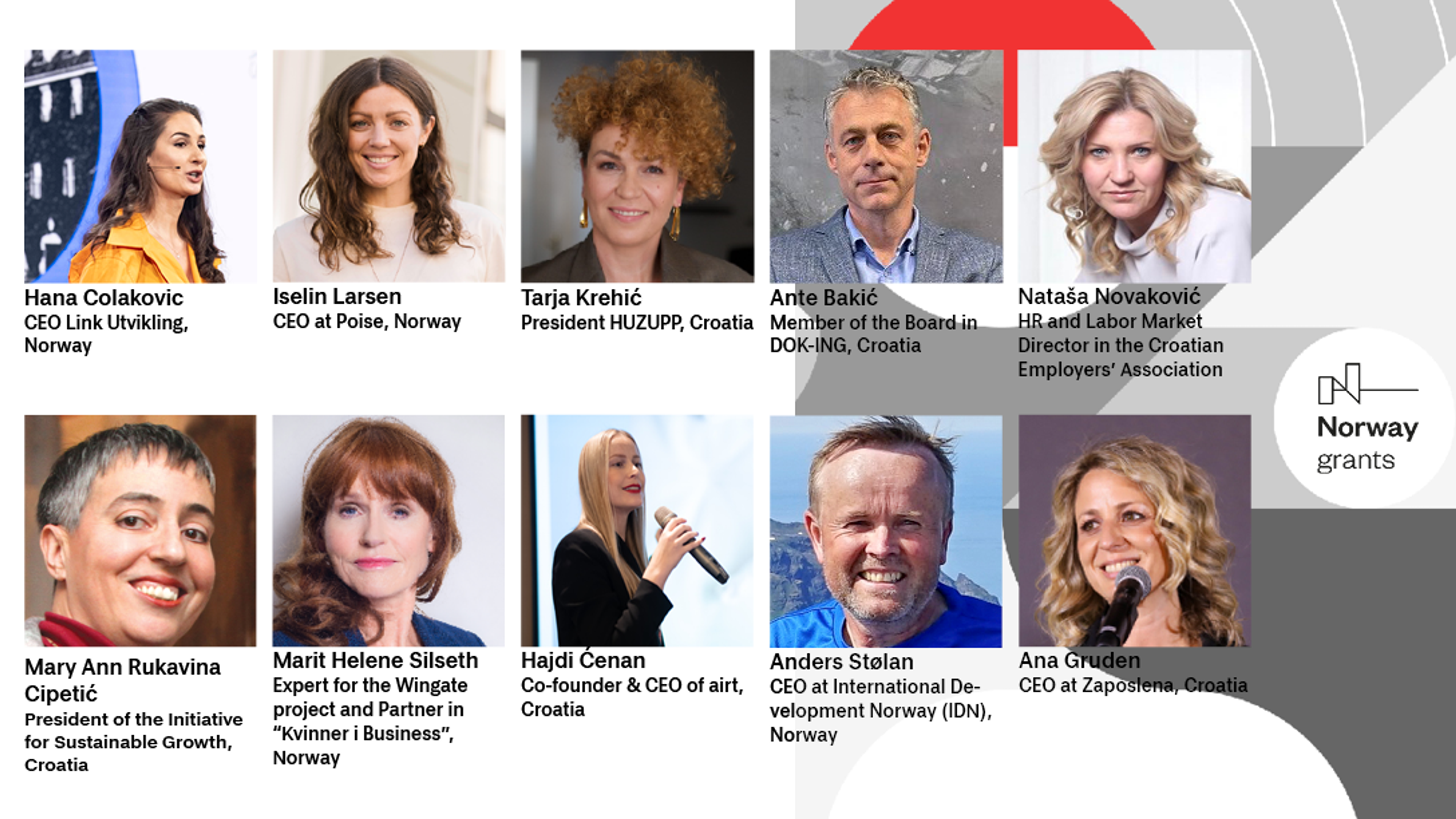Picture of speakers for "Women in Business Conference"