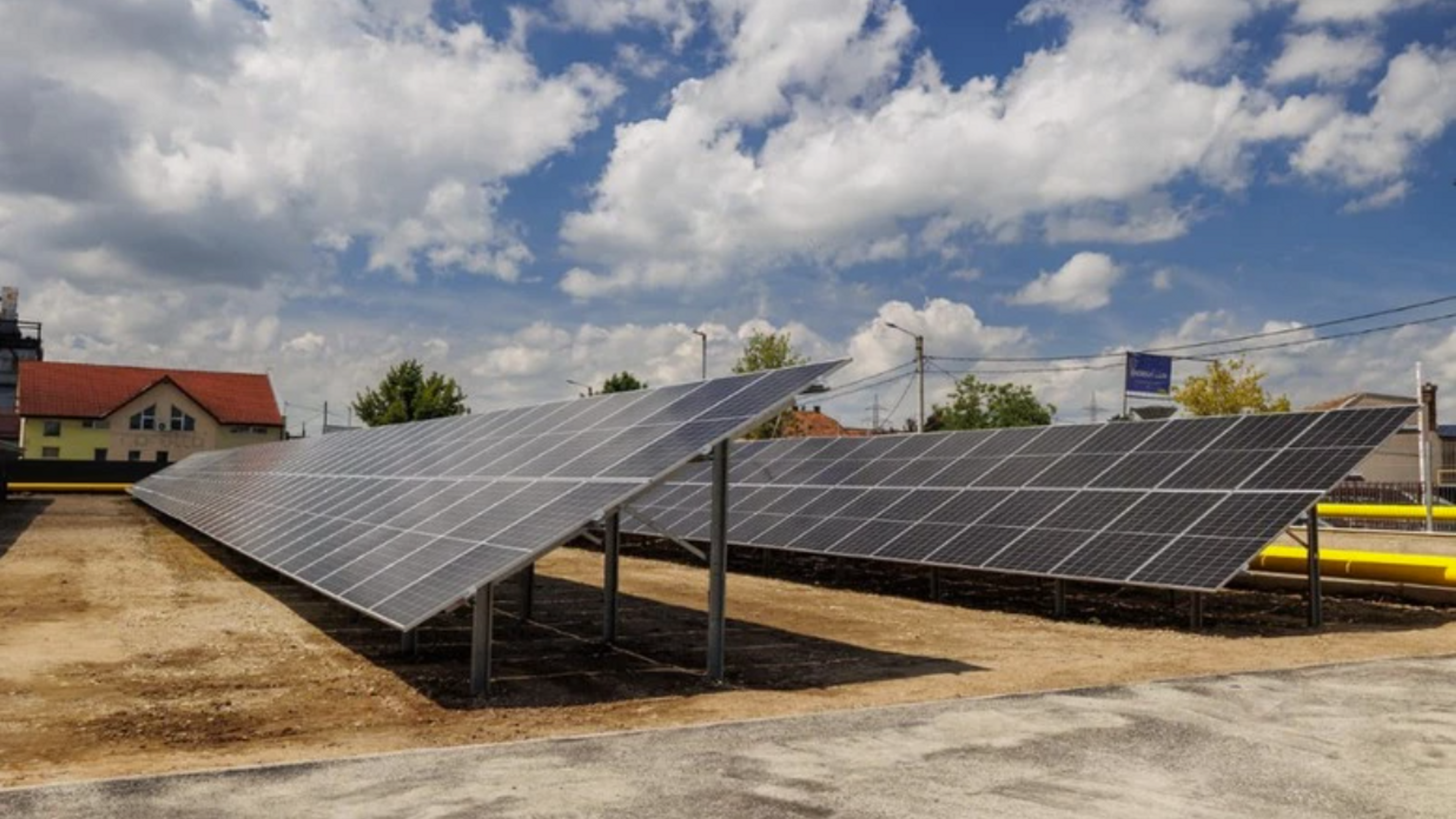 Solar panels in Romania