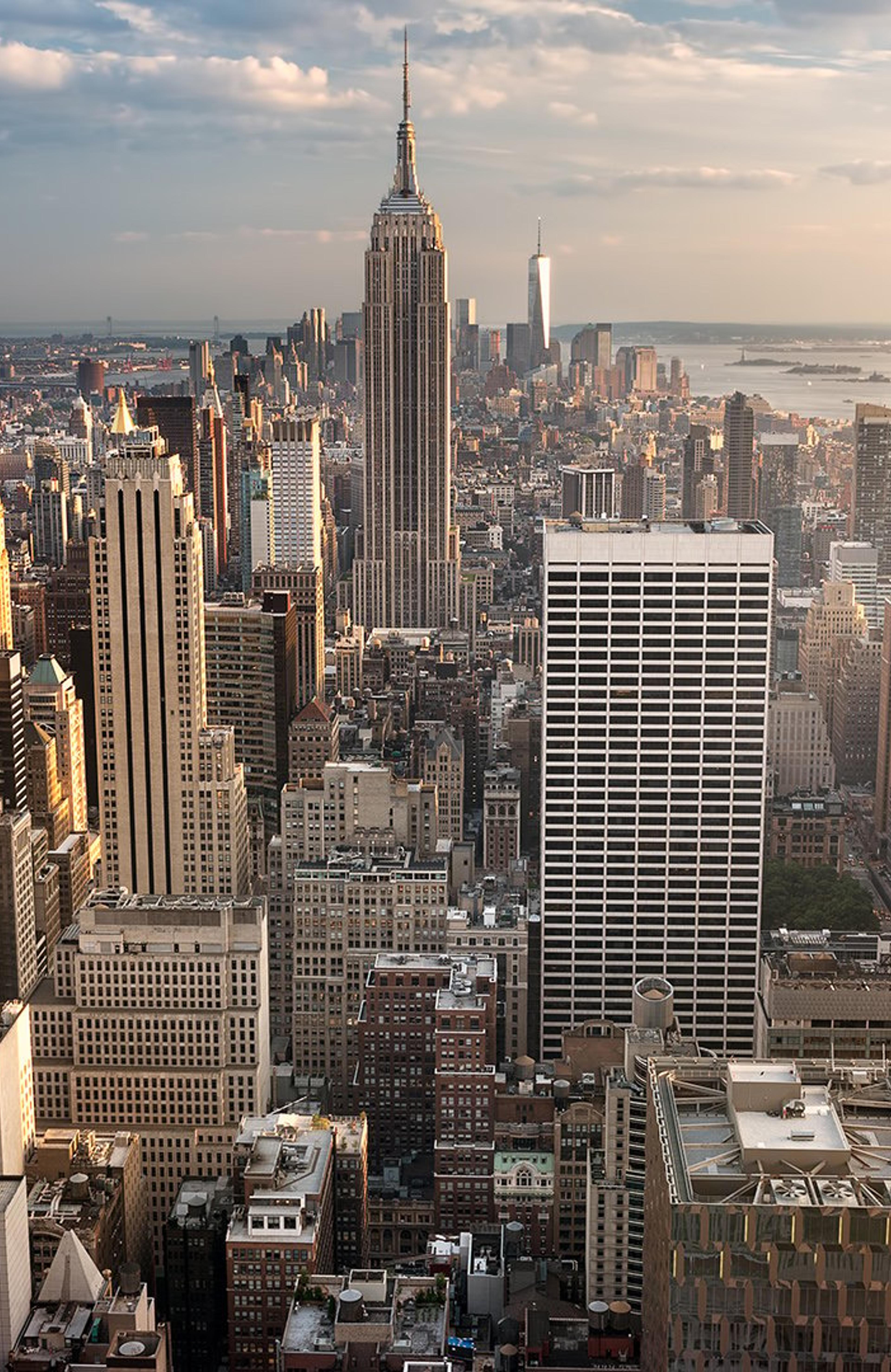 New York city from above