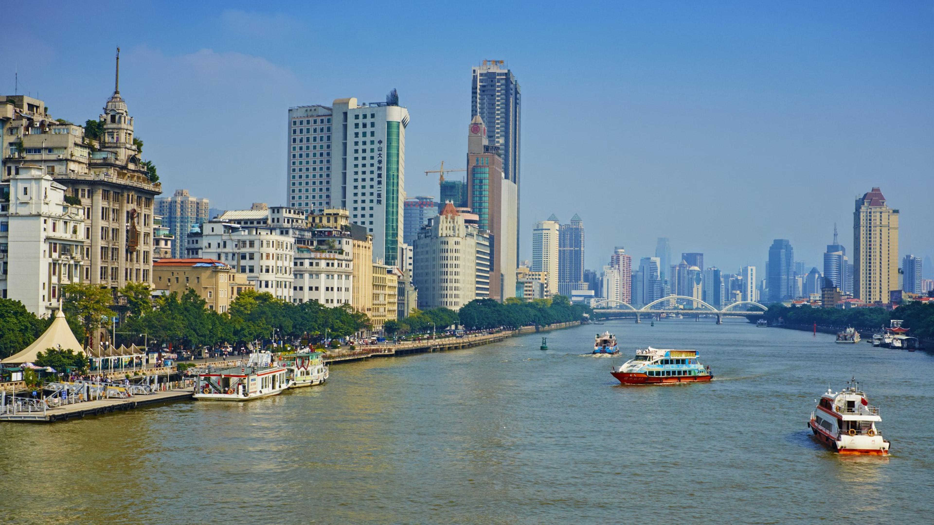 Harbour in Guandong in China