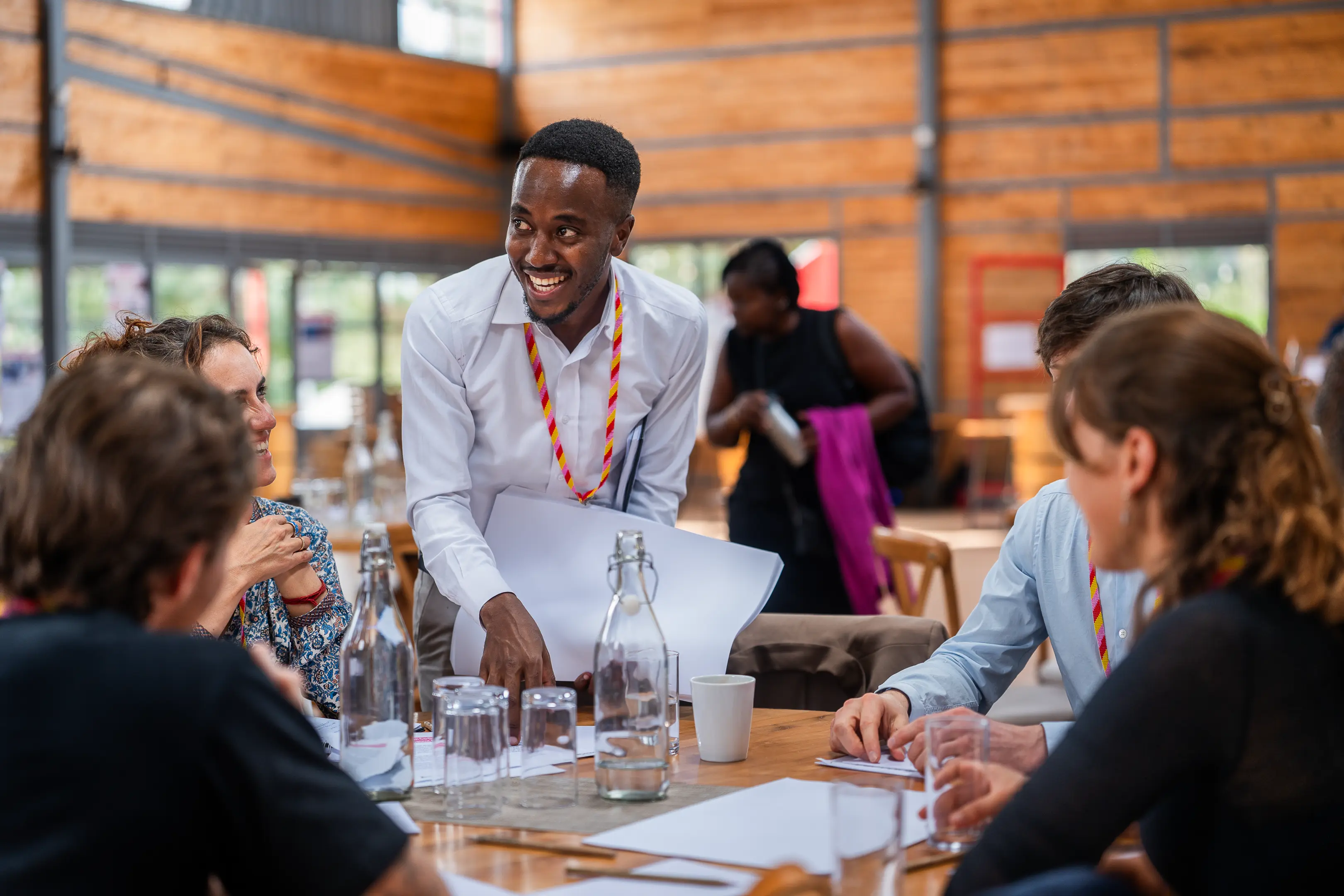 Group work at a conference