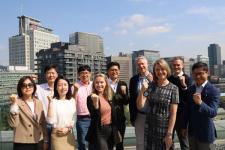 Ti ansatte ved Innovasjon Norges kontor i Seoul